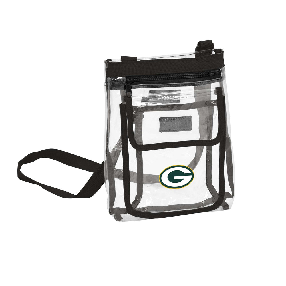 Green Bay Packers Clear Cross Body Tote - Logo Brands - Flyclothing LLC