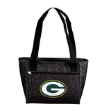 Green Bay Packers Leopard Print 16 Can Cooler Tote - Logo Brands - Flyclothing LLC