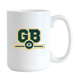 Green Bay Packers 15oz Letterman Sublimated Mug - Logo Brands - Flyclothing LLC