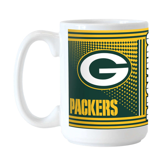 Green Bay Packers 15oz Hero Sublimated Mug - Logo Brands - Flyclothing LLC