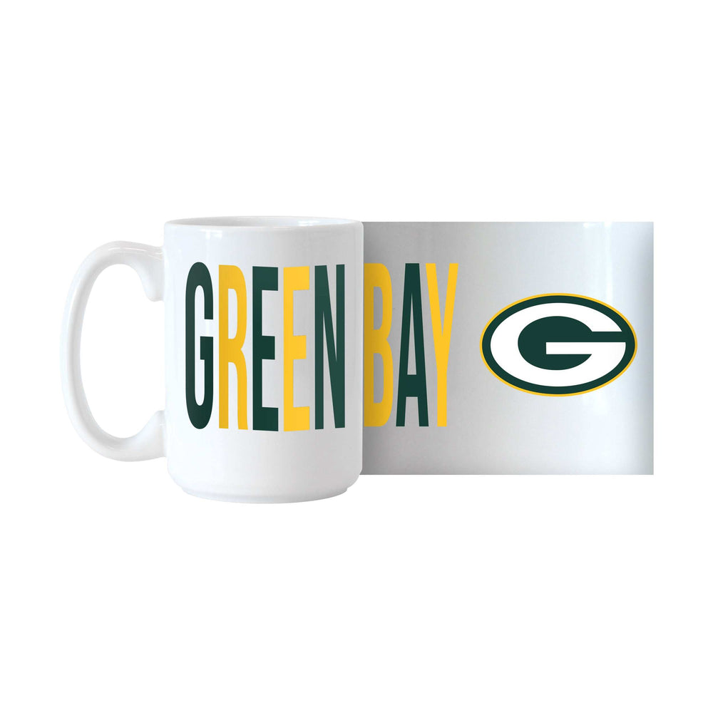 Green Bay Packers 15oz Overtime Sublimated Mug - Logo Brands - Flyclothing LLC