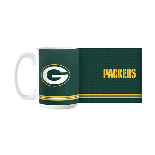 Green Bay Packers 15oz Home Jersey Sublimated Mug - Logo Brands - Flyclothing LLC