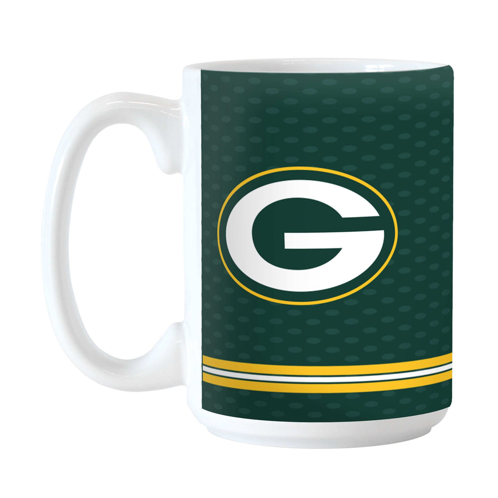 Green Bay Packers 15oz Home Jersey Sublimated Mug - Logo Brands - Flyclothing LLC