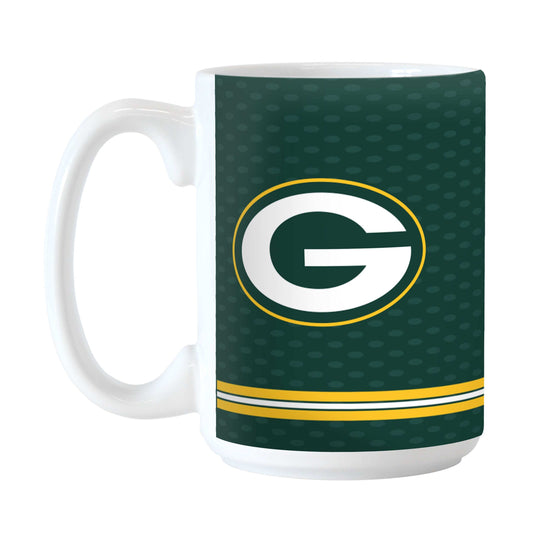 Green Bay Packers 15oz Home Jersey Sublimated Mug - Logo Brands - Flyclothing LLC