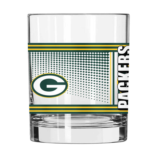 Green Bay Packers 14oz Hero Rocks Glass - Logo Brands - Flyclothing LLC