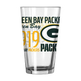 Green Bay Packers 16oz Spirit Pint Glass - Logo Brands - Flyclothing LLC