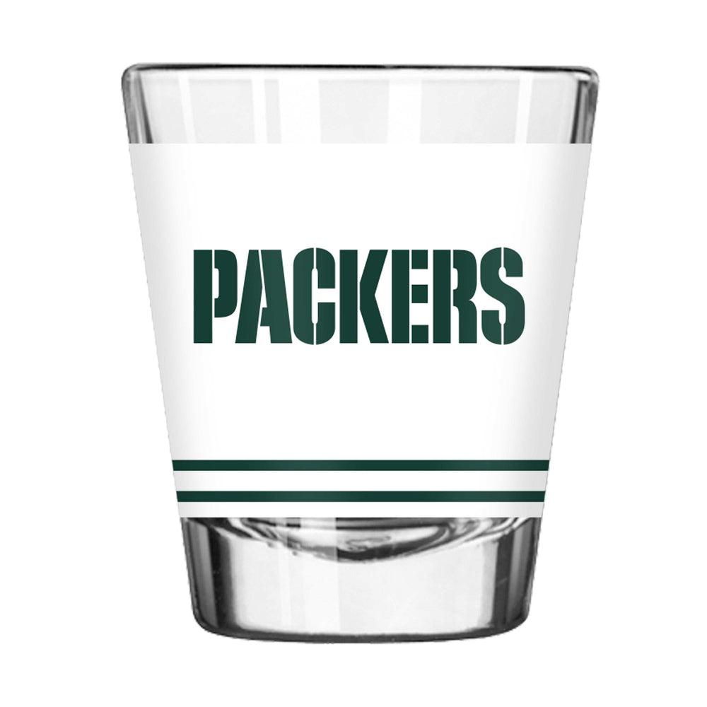 Green Bay Packers 2oz Flipside White Shot Glass - Logo Brands - Flyclothing LLC