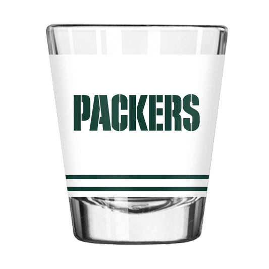 Green Bay Packers 2oz Flipside White Shot Glass - Logo Brands - Flyclothing LLC