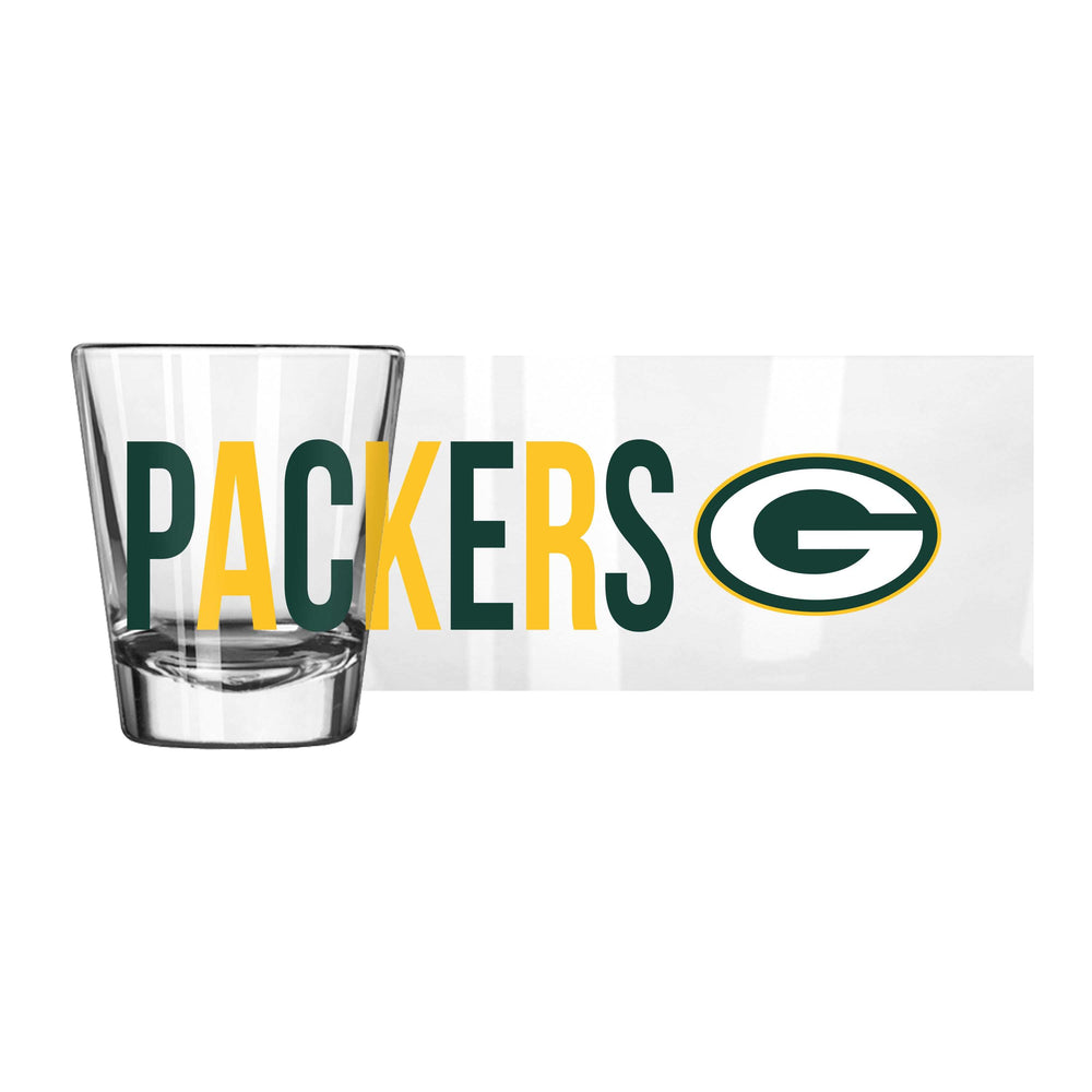 Green Bay Packers 2oz Overtime Shot Glass - Logo Brands - Flyclothing LLC