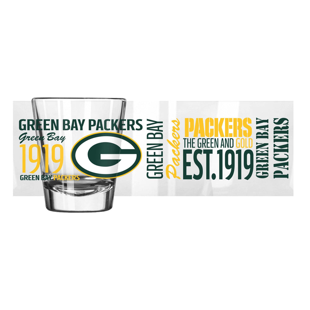 Green Bay Packers 2oz Spirit Shot Glass - Logo Brands - Flyclothing LLC