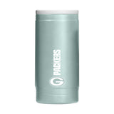 Green Bay Packers Vertical Powder Coat Slim Can Coolie - Logo Brands - Flyclothing LLC