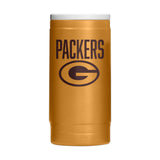 Green Bay Packers Huddle Powder Coat Slim Can Coolie - Logo Brands - Flyclothing LLC