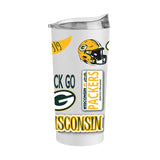 Green Bay Packers 20oz Native Powder Coat Tumbler - Logo Brands - Flyclothing LLC