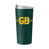 Green Bay Packers 50's Classic Hunter Powdercoat 20oz Tumbler - Logo Brands - Flyclothing LLC