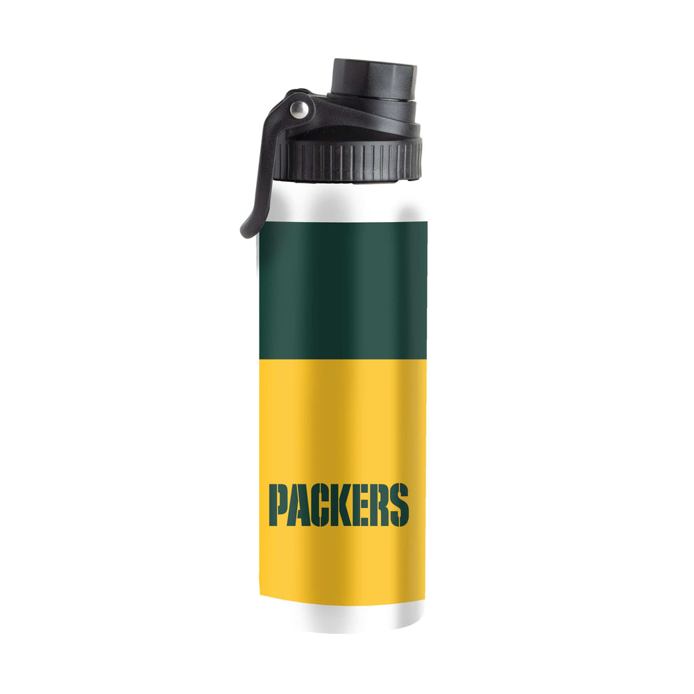 Green Bay Packers 21oz Two Tone Colorblock Twist Top Water Bottle - Logo Brands - Flyclothing LLC