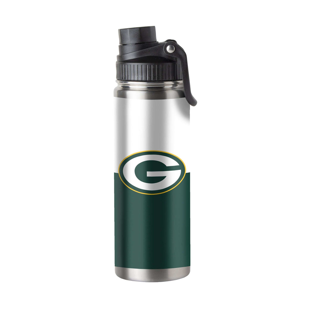 Green Bay Packers 21oz Colorblock Stainless Twist Top Bottle - Logo Brands - Flyclothing LLC