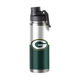 Green Bay Packers 21oz Colorblock Stainless Twist Top Bottle - Logo Brands - Flyclothing LLC
