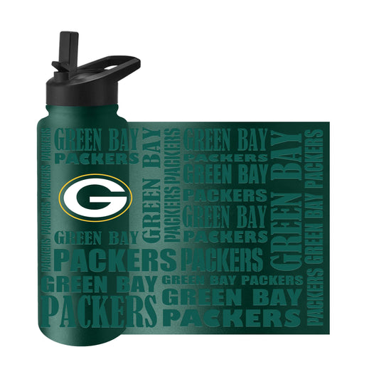 Green Bay Packers 34oz Replay Quencher Bottle - Logo Brands - Flyclothing LLC