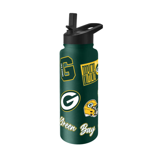 Green Bay Packers 34oz Dreamweave Quencher Bottle - Logo Brands - Flyclothing LLC