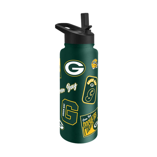 Green Bay Packers 34oz Dreamweave Quencher Bottle - Logo Brands - Flyclothing LLC