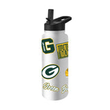 Green Bay Packers Dreamweave 34oz Quencher Bottle - Logo Brands - Flyclothing LLC