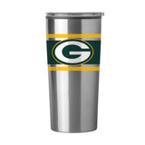 Green Bay Packers Stripe 20 oz Fusion Tumbler - Logo Brands - Flyclothing LLC