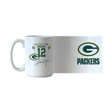 Aaron Rodgers Jersey 15oz Sublimated Mug - Logo Brands - Flyclothing LLC