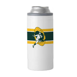 Green Bay Packers Throwback 12oz Stripe Slim Can Coolie - Logo Brands - Flyclothing LLC