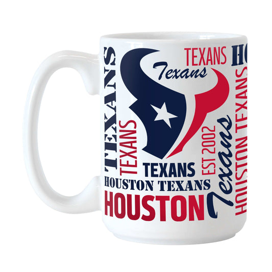Houston Texans 15oz Spirit Sublimated Mug - Logo Brands - Flyclothing LLC