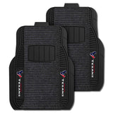 NFL - Houston Texans 2-pc Deluxe Car Mat Set - Logo Brands - Flyclothing LLC