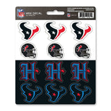 NFL - Houston Texans Mini Decal 12-pk - Logo Brands - Flyclothing LLC