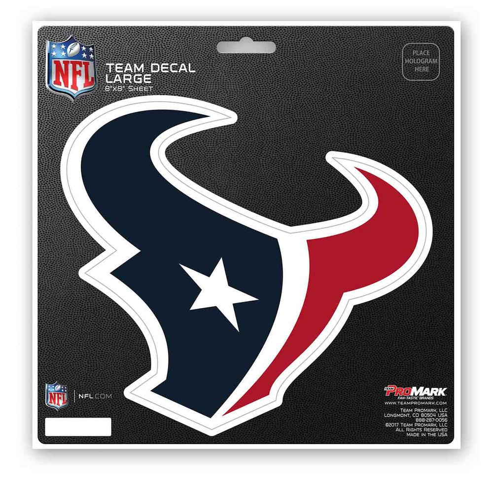 NFL - Houston Texans Large Decal - Logo Brands - Flyclothing LLC