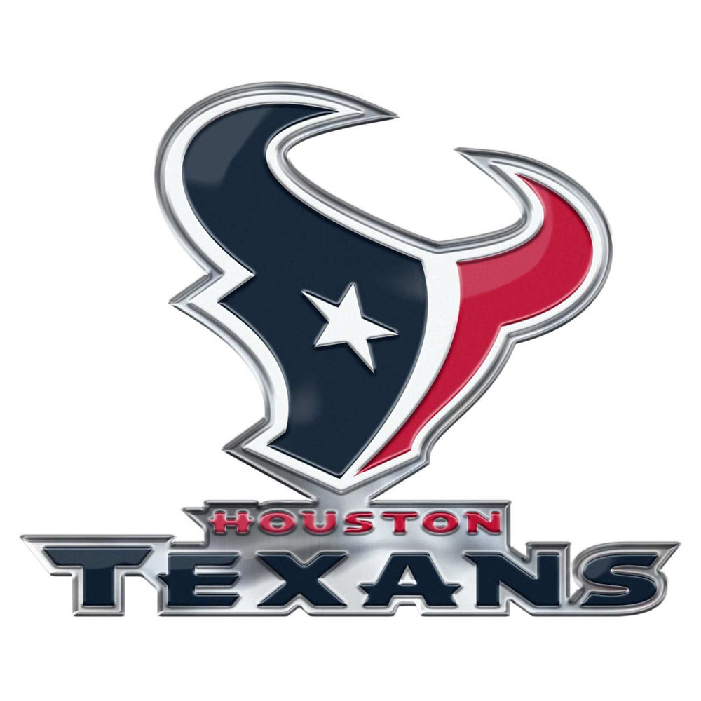 NFL - Houston Texans Embossed Color Emblem2 - Logo Brands - Flyclothing LLC