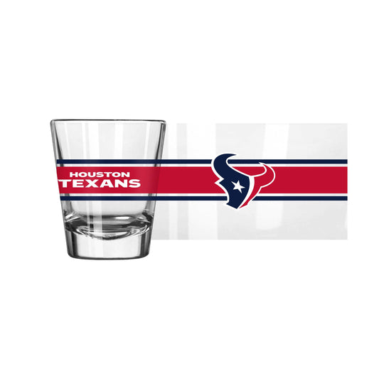 Houston Texans 2oz Stripe Shot Glass - Logo Brands - Flyclothing LLC