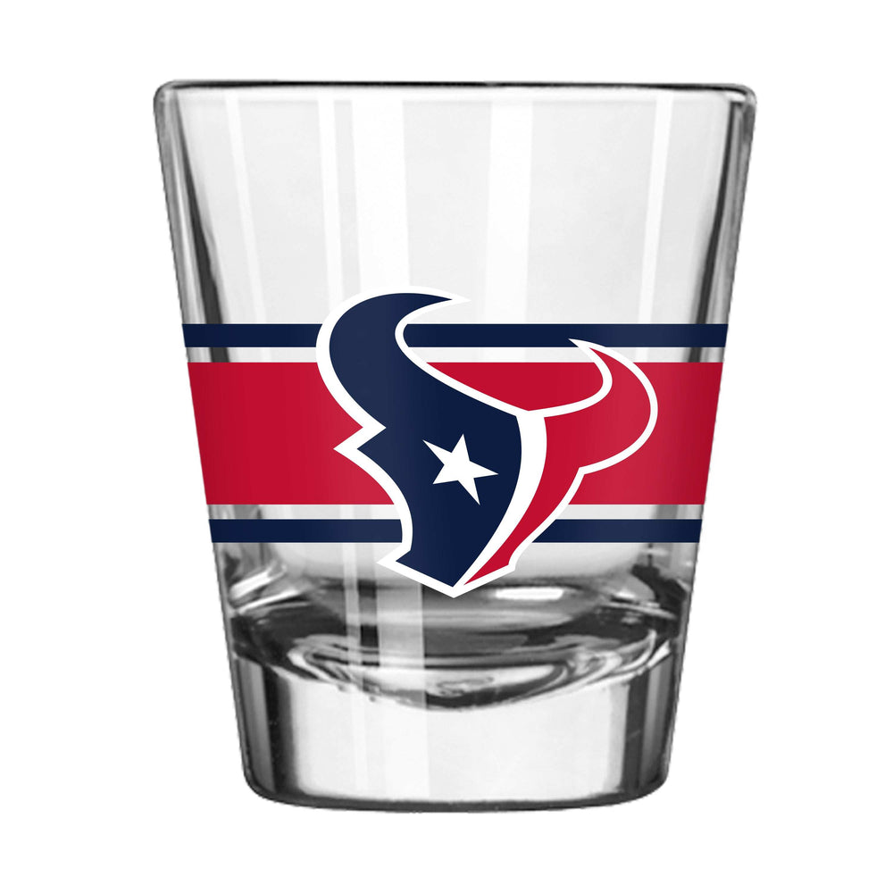Houston Texans 2oz Stripe Shot Glass - Logo Brands - Flyclothing LLC