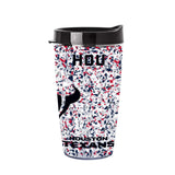 Houston Texans 16oz Terrazzo Dbl Wall Clear Tumbler - Logo Brands - Flyclothing LLC