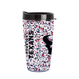 Houston Texans 16oz Terrazzo Dbl Wall Clear Tumbler - Logo Brands - Flyclothing LLC