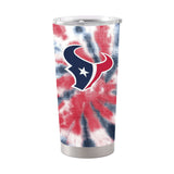 Houston Texans 20oz Tie Dye Stainless Steel Tumbler - Logo Brands - Flyclothing LLC