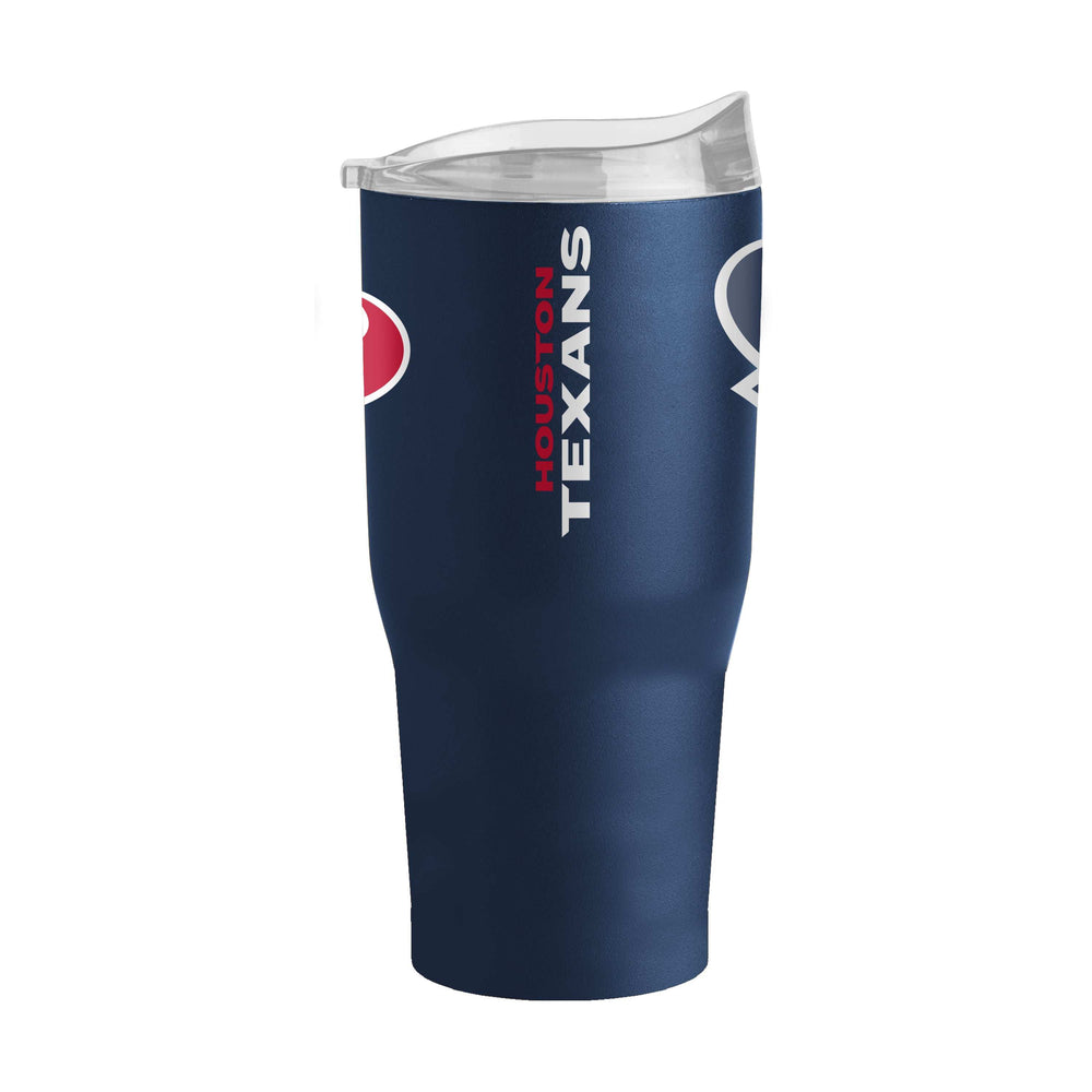 Houston Texans 30oz Flipside Alt Logo Powder Coat Tumbler - Logo Brands - Flyclothing LLC