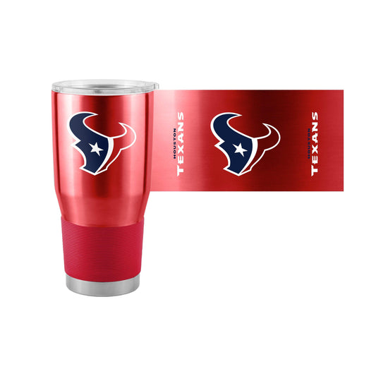 Houston Texans 30oz Red Gameday Stainless Steel Tumbler - Logo Brands - Flyclothing LLC