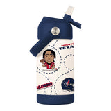Houston Texans CJ Stroud Caricature 12oz SS Kids Bottle - Logo Brands - Flyclothing LLC