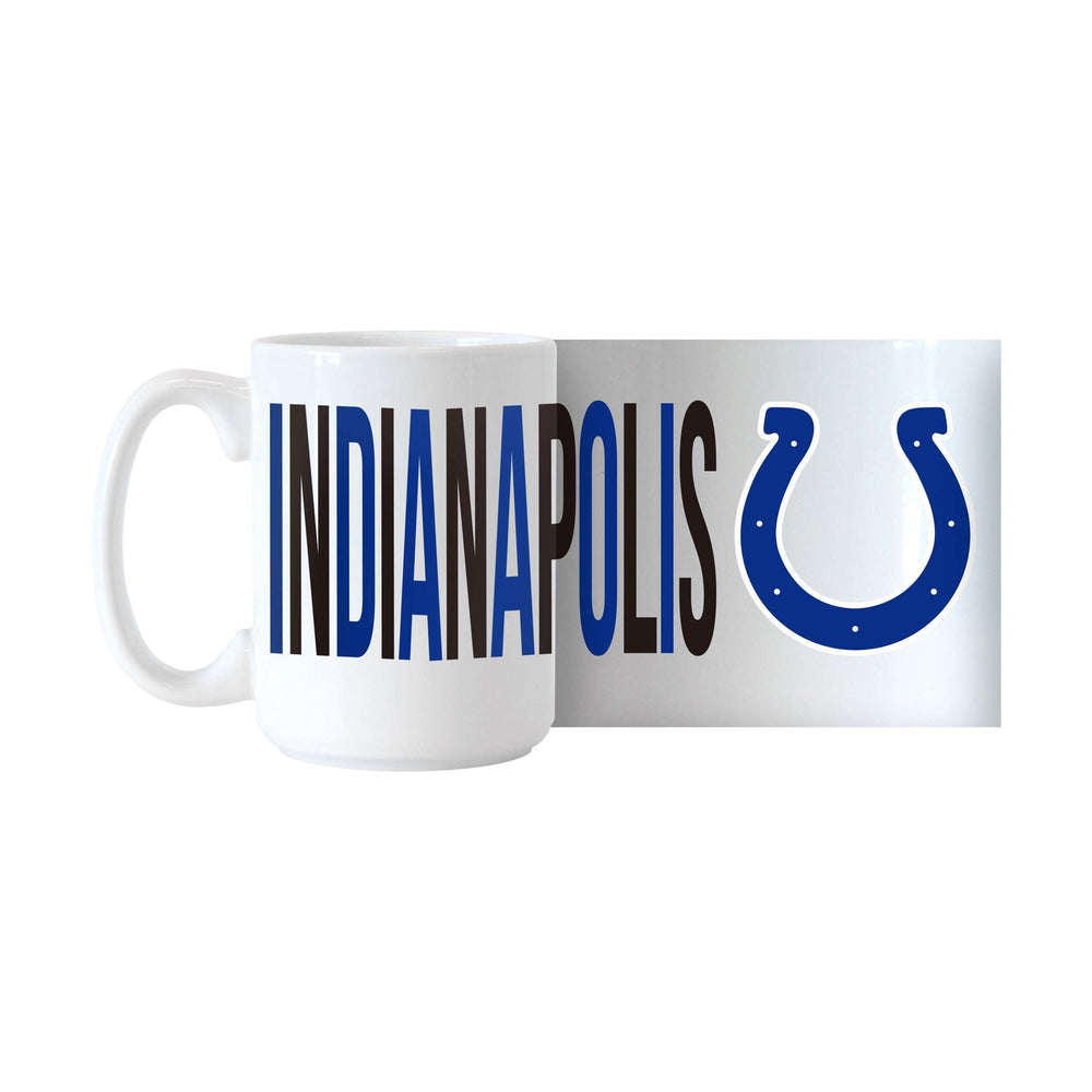 Indianapolis Colts 15oz Overtime Sublimated Mug - Logo Brands - Flyclothing LLC