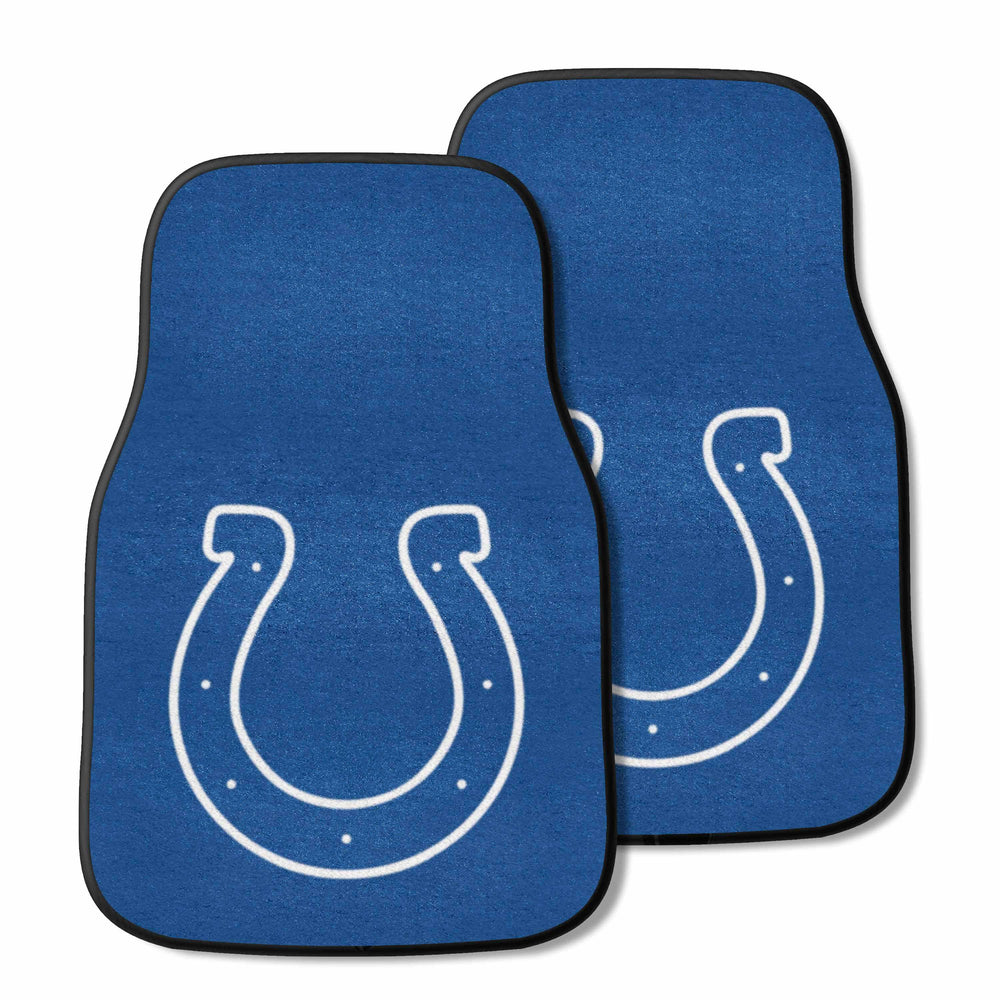 NFL - Indianapolis Colts 2-pc Carpet Car Mat Set - Logo Brands - Flyclothing LLC