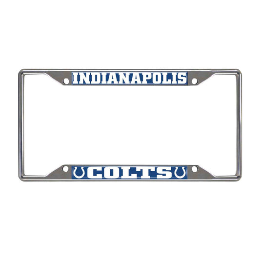 NFL - Indianapolis Colts Chrome License Plate Frame - Logo Brands - Flyclothing LLC