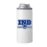 Indianapolis Colts Letterman 12 oz Slim Can Coolie - Logo Brands - Flyclothing LLC
