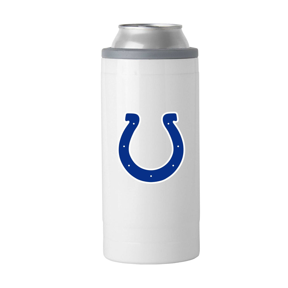 Indianapolis Colts Letterman 12 oz Slim Can Coolie - Logo Brands - Flyclothing LLC