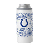 Indianapolis Colts 12oz Botanical Slim Can Coolie - Logo Brands - Flyclothing LLC