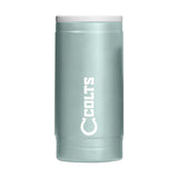 Indianapolis Colts Vertical Powder Coat Slim Can Coolie - Logo Brands - Flyclothing LLC