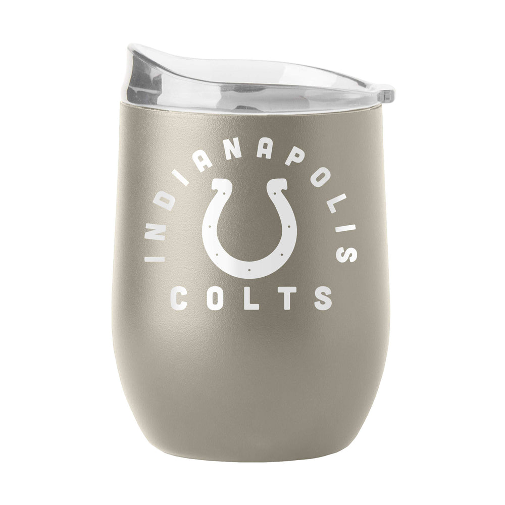 Indianapolis Colts 16oz Archway Powder Coat Curved Bev - Logo Brands - Flyclothing LLC