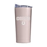Indianapolis Colts 20oz Stencil Powder Coat Tumbler - Logo Brands - Flyclothing LLC